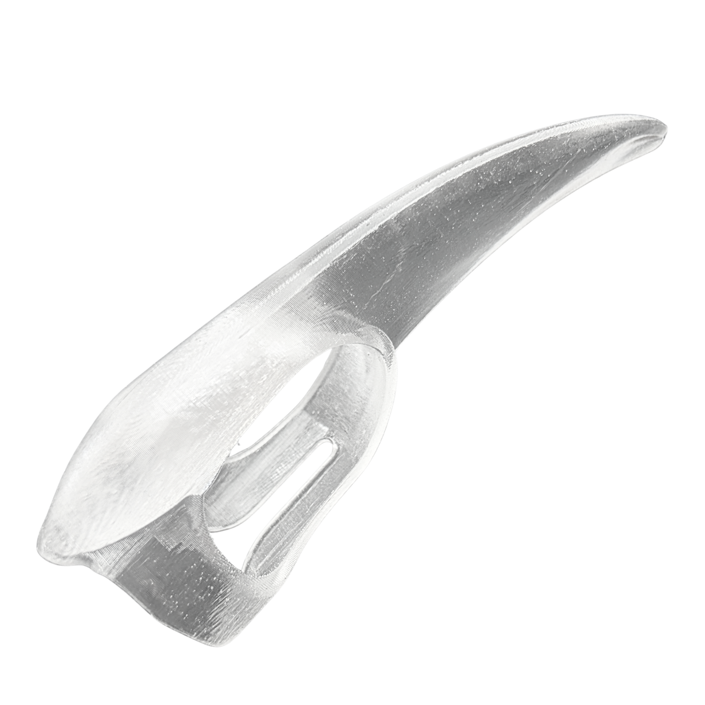 Clear Crystal claws for sensual play, single claw detail