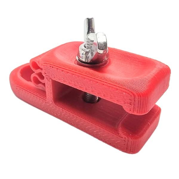 Red Scrotum Clamp