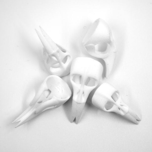 Skull kink fetish bdsm Claw rings set