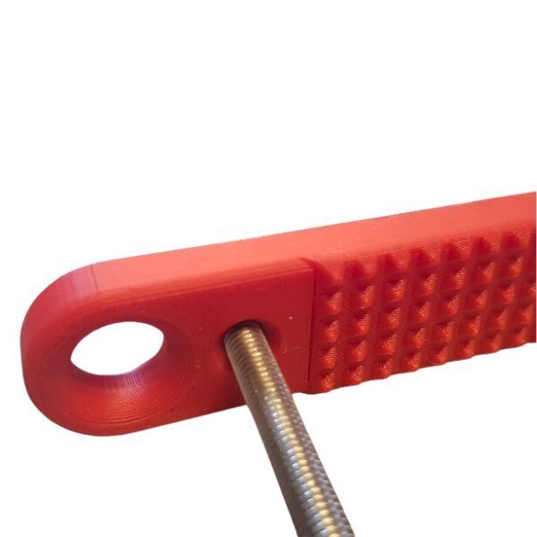 Red Straight Flesh Clamp