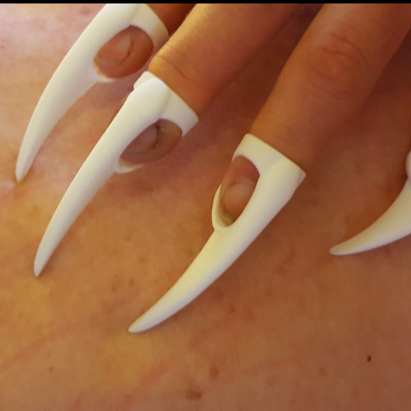 White Wolfcat BDSM Claws