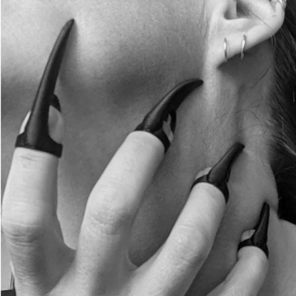Black Wolfcat Claws for sensation play