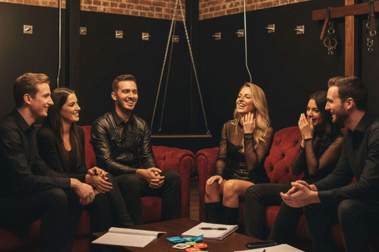 Well educated sex positive kinksters discussing safer sex practices