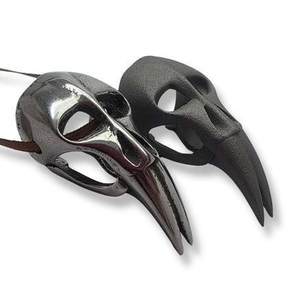 Skull pendant product image comparing medical grade materials