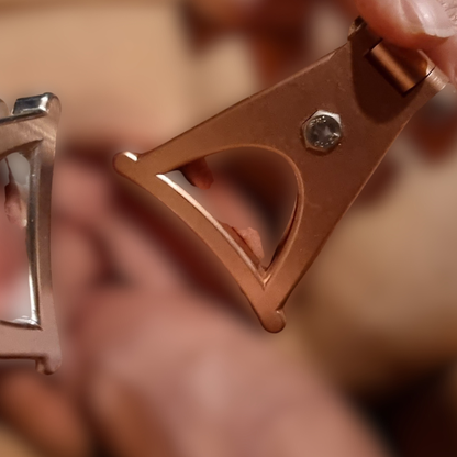 Labia Metal Clamp - rose gold and silver finishes