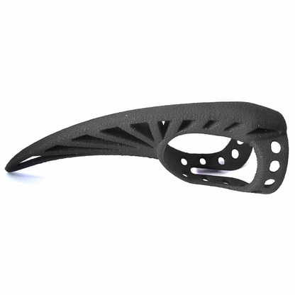 Steampunk Nylon Claw in Black, side view