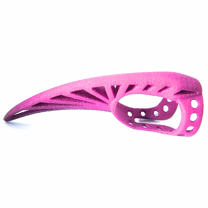 Steampunk Nylon Claw in Pink, side view