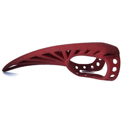 Steampunk Nylon Claw in Red, side view