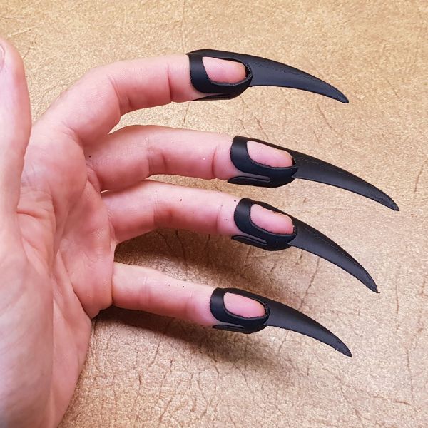 Wolfcat Claws - ABS - Claws and Clamps - Wolfcat Claws - ABS - Claws and Clamps - Fetish Claws for sensation play